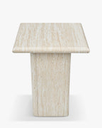 Table Basse/D'appoint en Métal Raffiné avec Silhouette Superposée Élégante Salon
