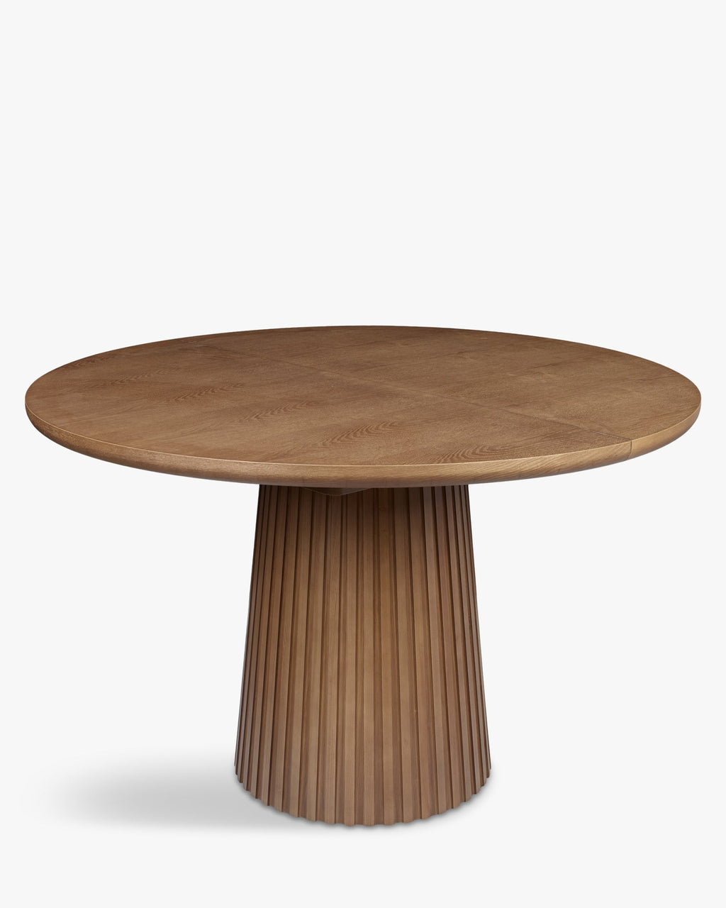 Table à manger extensible en frêne teinté noyer sobre avec salle à manger de style élégant
